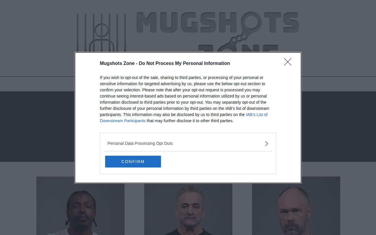 Trumbull County private county-record landing-page context